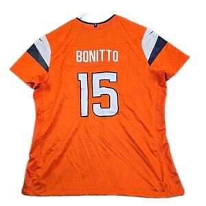 Nike OnField Nik Bonitto Denver Broncos Game Jersey Women's XL Orange New NWOT